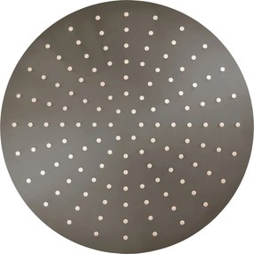 Slezák - RAV Hlavová sprcha okrúhla kovová ø 30 cm so 4-otvorovými tryskami - KS0001/4MGK, Metal Grey kartáčovaná