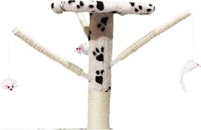Škrabadlo pre mačky Hawaj 138 cm tlapkový vzor