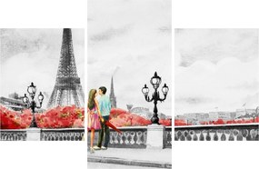 Obraz - Milenci v Paríži (90x60 cm)
