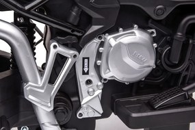 LEAN CARS Policajná batéria na motocykel JT5002B White