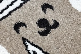 Dywany Łuszczów, Detský kusový koberec Fun Gatti Cats pink, 160x220, viacfarebná, detská izba