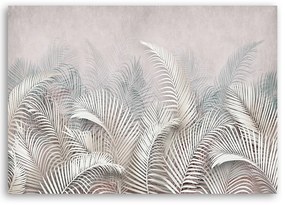 Obraz na plátně, 3D palmové listy - 100x70 cm