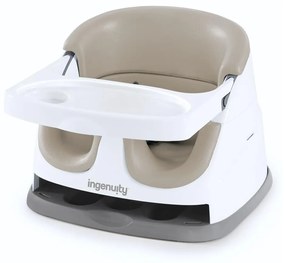 Ingenuity - Podsedák na jedálenskú stoličku 2v1 BABY BASE béžová AG0708