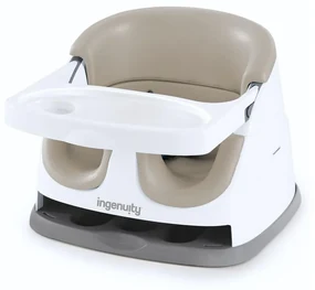 Ingenuity - Podsedák na jedálenskú stoličku 2v1 BABY BASE béžová AG0708