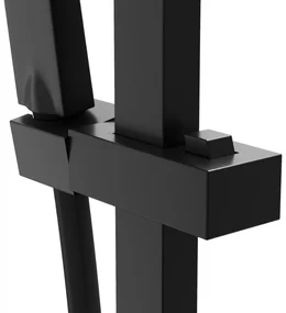 Gamma Zn3, sprchový stĺp s ručnou sprchovou hlavicou 62cm, čierna matná, GMA-ZN3-BK