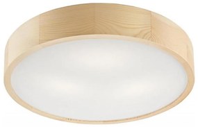 Lamkur Stropné svietidlo NATURAL 3xE27/60W/230V ø 47 cm borovica LA38056