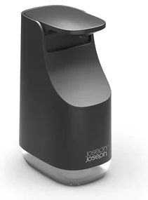 Čierny plastový dávkovač mydla 350 ml Slim – Joseph Joseph