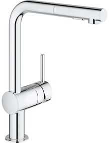 GROHE Minta páková drezová batéria s vyťažiteľnou sprškou s prepínaním, 2jet, výška výtoku 295 mm, chróm, 30274000