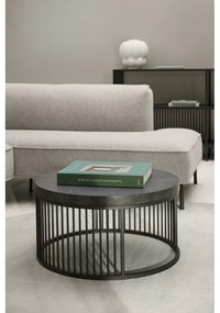 Konferenční stolek Strington 65 cm černý mramor