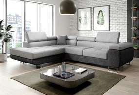 Rohová sedacia súprava SELVA, 275x90x202, monolith 84, ľavá