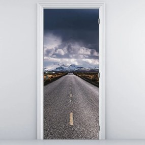 Fototapeta na dvere - Cesta v púšti (95x205cm)