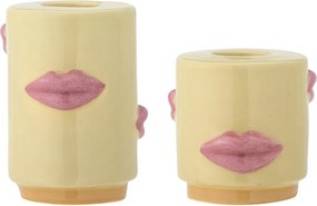 Kameninové svietniky v súprave 2 ks Sassy – Bloomingville