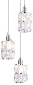 Globo 15760-3 - Krištáľový luster na lanku WOLLI 3xE14/40W/230V