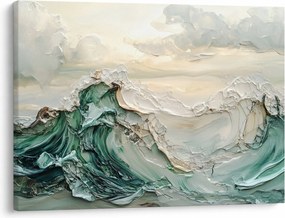 Obraz - 3D abstrakcie mora (70x50 cm)