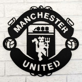 DUBLEZ | Drevený obraz - Logo Manchester United