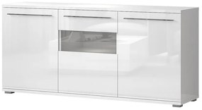 Komoda Piano K180-3KS/PN-70/KA/70 lakované crystal white