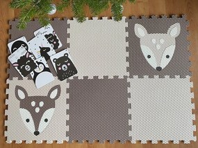 Detská penová puzzle podlaha z 6 dielov KOLOUŠOK