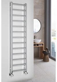 Sapho - Kúpeľňový radiátor METRO LIGHT 323W/230V 40x150 cm lesklý chróm