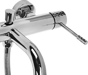 Rea Lungo Diamond, vaňová batéria s ručnou sprchovou súpravou, chrómová, REA-B6447