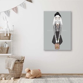Gario Obraz na plátne Zajac v sukni Rozmery: 40 x 60 cm