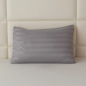 Obliečka na vankúš JASMINE 50x70 cm svetlo sivá, hotelové vrecko