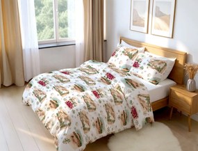 Áčko a.s. Ružomberok Flanelové obliečky Pieniny Bordo