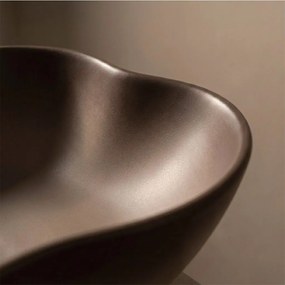 Rea Pearl, umývadlo na dosku 505x380x135 mm, béžová-hnedá-Ombre, REA-U0629