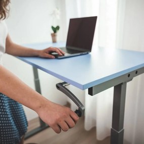 Liftor Entry, sivá výškovo nastaviteľný polohovateľný stôl