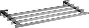 Mexen Arno, polica na uterák, čierny chróm, 7020720-73