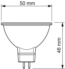 LED žiarovka MR16 4,4W = 35W 390lm 4000lK Neutrálna 36° PHILIPS CorePro