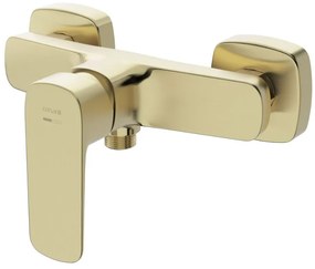 Cersanit Larga, nástenná sprchová batéria, zlatá matná, S951-384