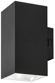 Rabalux 77157 vonkajšie nástenné LED svietidlo Urfa, 18W, IP65, čierna, 16 cm