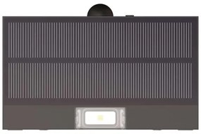 LED Solárny reflektor so senzorom pohybu LED/3,7V 1200mAh 4000K IP65 čierna