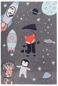 Kusový koberec My Greta 600 space grey, 115x170, šedá, detská izba, Obsession
