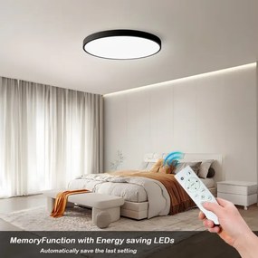 Immax NEO 07250L-LED Stmievateľné svietidlo SEMPLICI 60W/230V Wi-Fi Tuya čierna +DO