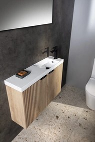 Sapho Sapho, LATUS X umývadlová skrinka 78,8x50x22cm, dub Alabama, LT110-SET06