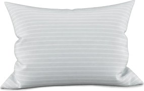 Obliečka na vankúš ATLAS GRÁDL 50x70 cm biely prúžok 2 cm česaná bavlna