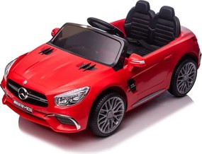 LEAN CARS Autobatéria Mercedes SL65 S Červený lakovaný LCD displej
