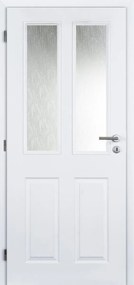 Doornite Achilles Interiérové dvere 80 L, 820 × 1 970 mm, lakované, ľavé, biele, presklené