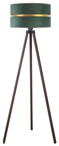 Duolla - Stojacia lampa DUO 1xE27/60W/230V pr. 44 cm zelená/hnedá DU83556SB