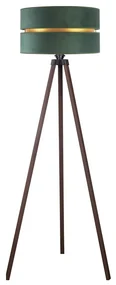 Duolla - Stojacia lampa DUO 1xE27/60W/230V pr. 44 cm zelená/hnedá DU83556SB