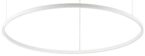 Ideal Lux - Závesné LED svietidlo na lane ORACLE SLIM LED/53W/230V 2700K priemer 90 cm biela