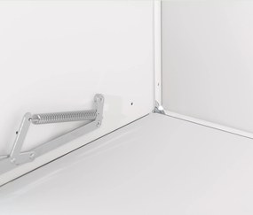 Komoda »CN3« so 6 výklopnými dvierkami, biela