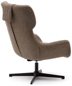 Hnedé kreslo Zalina – Kave Home