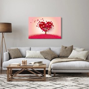 Obraz srdcového stromu (90x60 cm)
