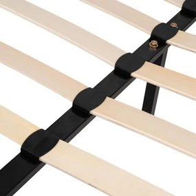 Manželská posteľ s roštom MIKKEL sivá 160x200 cm 987735