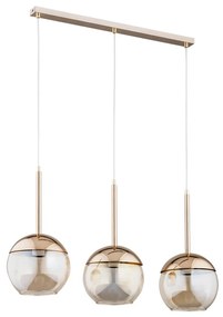 Luster na lanku VOLDA 3xE27/60W/230V mosadz