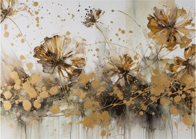 Obraz - Abstraktná kvetinová maľba (70x50 cm)