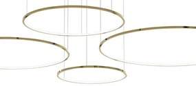 Závesné LED svietidlo Saturno, 4x LED 120w, 4000k, g