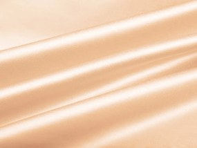 Biante Saténový oválny obrus polyesterový Satén LUX-L046 Béžový 140x200 cm